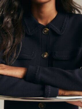 Sezane Betty in Crochet Navy size XL
